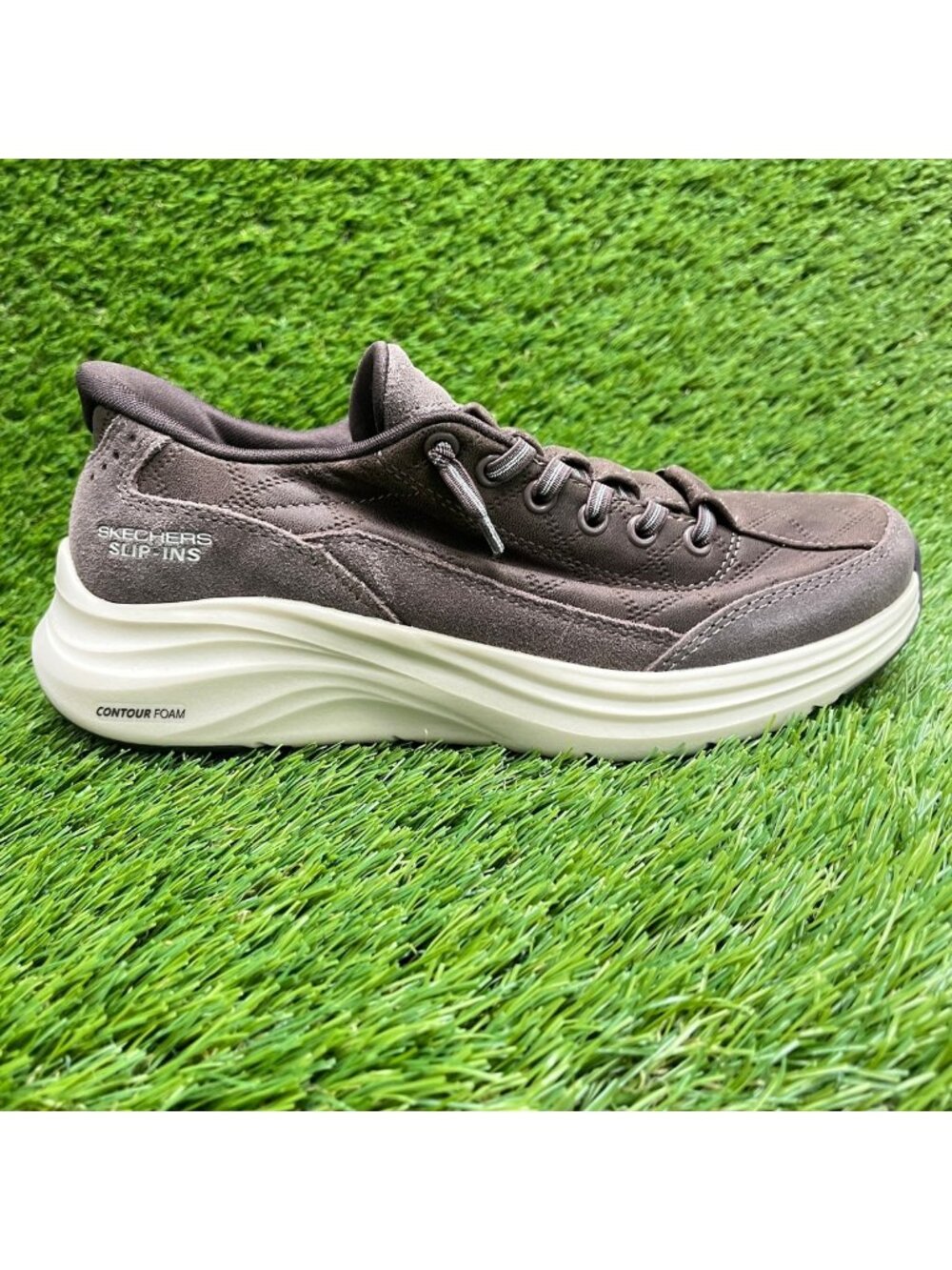 Skechers Contour Foam Cozy Fit Womens Size 6 Chocolate Running Shoes Sneakers